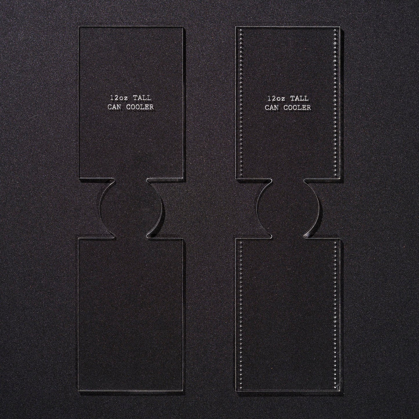 Acrylic Template - 12oz Leather Slim Can Cooler