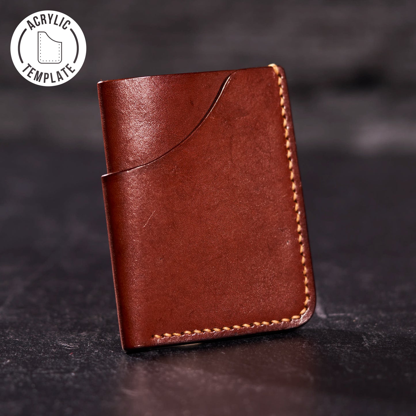 Acrylic Template - Leather Minimalist Wallet