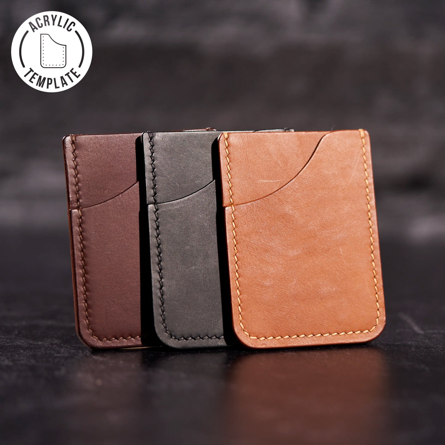 Acrylic Template - Leather Minimalist Wallet
