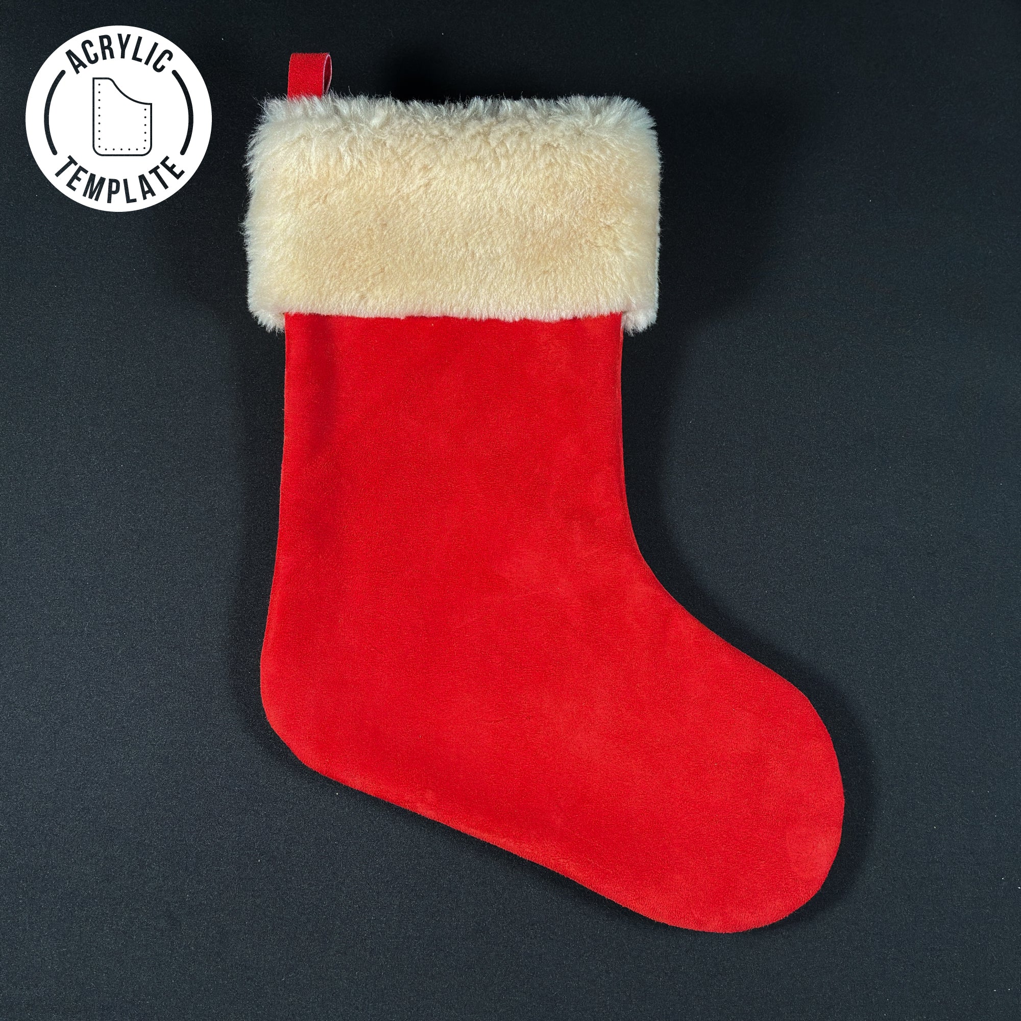 Acrylic Template Christmas Stocking AaronBuildsStuff