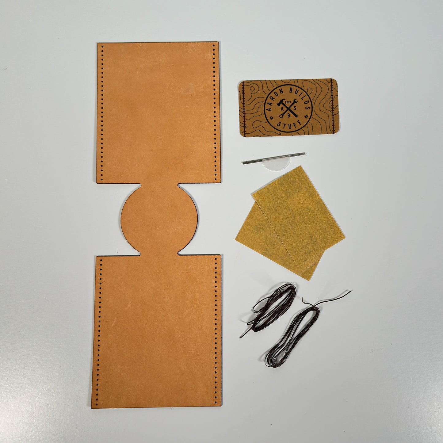 DIY Kit - Leather 16oz Can Cooler