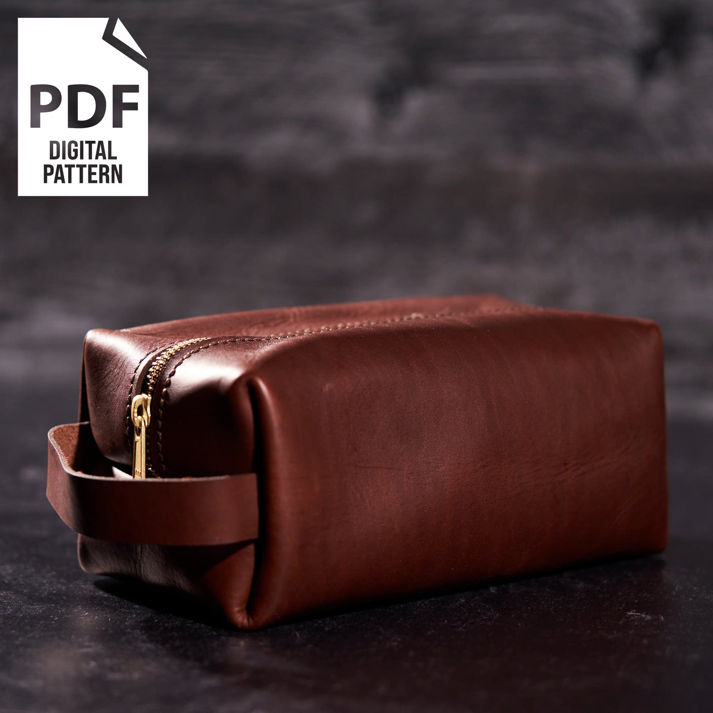Leather Toiletry Bag (PDF)