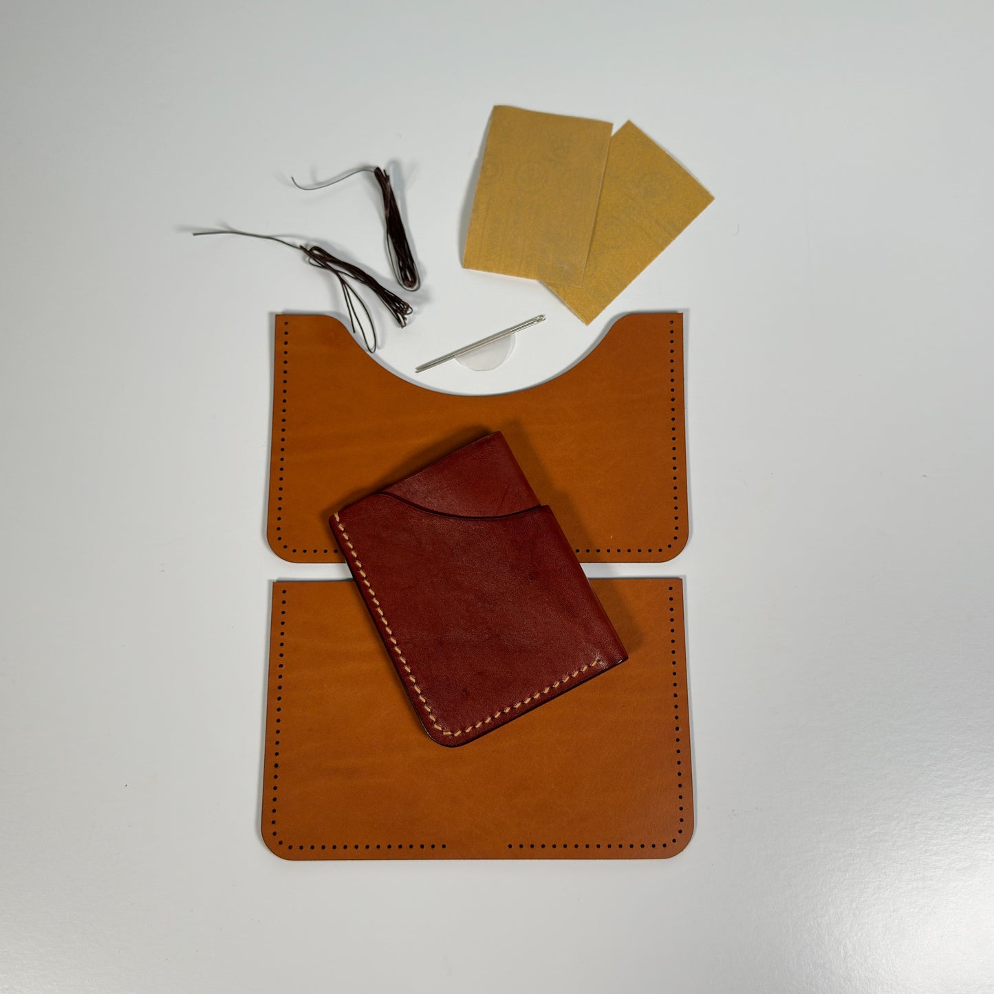 DIY Kit - Leather Minimalist Wallet - The Original