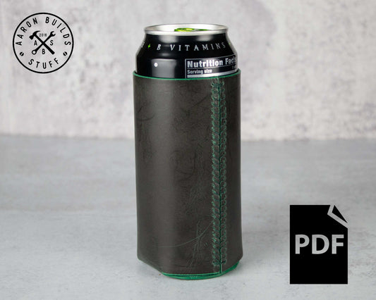 16oz LEATHER CAN COOLER (PDF)
